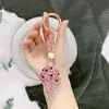 Chaveiro de Diamante Bolsa Pingente DIY Pequeno Presente Personalizado Sorvete Versátil Chaveiro de Carro Acessórios Coloridos