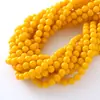 8 mm 50 Piezas/Paquete Cuentas de Vidrio Multicolor Brillantes Redondas Color Sólido Sueltas Transparentes Accesorios para Joyería