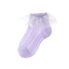 Calcetines de encaje para niñas, calcetines finos de encaje para primavera y verano, calcetines de encaje de princesa, calcetines blancos para niñas, calcetines de baile para niños