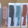 Lindo peine de estilizado y rizador de colores macarrón para uso en casa, peine de rodillo para dormitorio de estudiante, cepillo de pelo de plástico esponjoso con cojín de aire