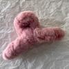 Oferta especial principal push Plush Clip grande temperamento de alta qualidade simples grande grampo de cabelo para trás clipe de cabeça acessórios