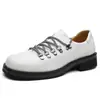 Zapatos derby para hombre, 2026, zapatos casuales versátiles con cordones, con tacón oculto para mayor altura, suela gruesa, estilo británico, zapatos casuales retro para el trabajo