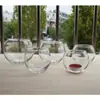 Taza Pequeña de Bola de Vidrio Taza de Vidrio para Velas de Aromaterapia Portavelas de Vidrio Taza de Huevo de Vidrio Rellena de Cera Artículos para Velas