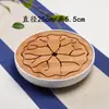 Bandeja de Té Pequeña de Cerámica de Bambú Ceremonia del Té Estilo Japonés Juego de Té Kung Fu Bandeja Redonda Pesada de Bambú Mar de Té Almacenamiento de Agua Mesa de Secado y Remojo