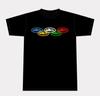 Marca de Moda Callejera Europea y Americana Transfronteriza Croteiz Camiseta Estampada Estilo Alcatraz con Etiqueta en el Cuello y Etiqueta Colgante Empaque