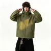 Chaqueta casual softshell para senderismo al aire libre, unisex, otoño/invierno, marca de moda, con cremallera, forro polar, corte holgado, prenda exterior con capucha
