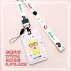 Estuche Deslizante para Tarjetas de ABS Estudiante Pecho Tarjeta de Acceso Tarjeta de Comida Bolsa Anti-pérdida Colgante del Cuello Estuche de Identificación Cubierta Protectora Hombres y Mujeres en stock