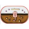 Alfombrilla de Baño de Tierra de Diatomeas Secado Rápido Estereoscópica 3D Absorbente Antideslizante Felpudo para Puerta de Inodoro Dibujos Animados