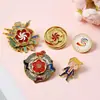 Insignias metálicas personalizadas, broches creativos con logo corporativo, medallas conmemorativas de insignias escolares, personalización de insignias de aniversario de reunión anual