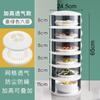 Cubierta Transpirable Aislada Multicapa para Verduras Cubierta de Almacenamiento Doméstica a Prueba de Polvo Caja de Almacenamiento de Comida Sobrante de Cocina Elevada y Engrosada