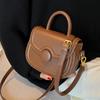 Bolsa Pequena de Nicho de Luxo Feminina Nova Outono e Inverno Portátil Popular Bolsa Transversal Elegante Bolsa Sela Semicírculo