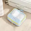 Set de organizadores de viaje de dibujos animados, incluye tres piezas: un organizador de equipaje, un organizador de ropa y un organizador de lencería, con una bolsa de malla portátil