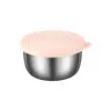 Taza de Salsa de Acero Inoxidable con Tapa, Plato para Ensalada de Tomate, Plato para Condimentos, Mini Taza Sellada para Salsa, Plato para Dips, Plato para Condimentos