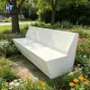 Banco Minimalista de Piedra Teko para Espacios Verdes Comunitarios, Sofá de Cemento para Patios Públicos Exteriores, Directo de Fábrica, En Stock