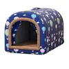Casa de Cachorro Chios, Abrigo Impermeável e à Prova de Chuva para Gatos ao Ar Livre, Casa Aconchegante de Inverno, Casa de Cachorro Fechada