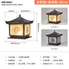Luces Solares para Jardín Impermeables para Exteriores Controladas Remotamente Estilo Chino para Muros de Villas, Postes de Puertas de Jardín y Luces Solares con el Carácter "Fu" (Significa "Fortuna")
