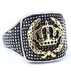 Anillo con Forma de Corona de Acero Inoxidable con Diseño Picado para Hombres y Mujeres, Corona de Acero Inoxidable, Estilo Noble Europeo y Americano, Anillo al por Mayor