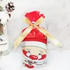 Bolsa com Cordão de Fita Embalagem para Assar Biscoito Nougat Bolsa para Doces de Casamento Bolsa para Presente de Natal Sacola de Flocos de Neve