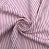 Camisa casual estilo coreano para primavera e verão tecido listrado rayon jacquard tecido de listras verticais vestido em estoque tecido para atacado