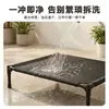 Cama de acampamento para cachorro feita de malha de ferro, resistente ao desgaste e a arranhões, cama elevada à prova de umidade para animais de estimação, casinha para o verão, adequada para cães e gatos de porte grande e médio