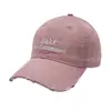 Gorra de Béisbol Azul Desgastada Estilo Retro Americano Nueva Llegada Primavera para Mujer Versátil Ampliada Profundizada Bordado de Letras Agujero Gorra de Pato