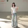 Exquisite Top Pequeno Francês Slim Fit Camiseta Branca Estilo Coreano Design de Roupa Senso de Design Nicho Roupas de Verão Femininas Camiseta de Renda