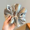 Goma para el pelo de encaje de ballet de doble capa estilo francés Cuerda para el pelo grande de doble capa hueca estilo coreano para mujeres