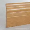 Rodapié de madera maciza pura nórdica para sala de estar, dormitorio, autoadhesivo, 10 cm, línea de esquina, rodapié minimalista, línea de suelo, venta al por mayor