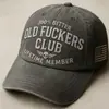 Chapéu de Baseball Vintage Bordado de Algodão Puro para Novos Produtos Transfronteiriços Clube dos Velhos Safados