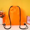 Bolsa com Cordão de Poliéster Atacado Mochila de Estudante 210D de Poliéster Bolsa com Cordão Evento de Maratona Tecido Oxford