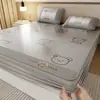 Nuevo Modelo 2026 Esterilla Refrigerante Bordada de Ratán de Hielo - Estilo Capibara - Estilo Oso Pequeño