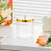 Latas Selladas para Granos y Cereales, Almacenamiento de Cocina, Latas Transparentes de Plástico de Grado Alimenticio, Cajas para Snacks, Productos Secos y Almacenamiento de Té