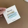 Macarrón Coreano Dulce Pinza Metálica para el Cabello Traje Pinza para Flequillo Ovalada Pinza para Mechones Sueltos Par de Accesorios para el Cabello