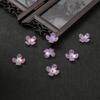 20 Piezas de Recipientes de Flor de Cuatro Pétalos de Imitación de Pétalos Acrílicos para Accesorios Hechos a Mano Estilo Antiguo, Pasadores y Adornos para el Cabello Hanfu