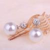 E347 Versión coreana del mismo estilo aretes de pimienta aretes de perlas de doble cara nuevos aretes de caramelo de bola redonda con diamantes completos lote