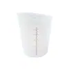 Pronta Entrega Copos Medidores de Silicone Grau Alimentício 125ml 250ml 500ml Copos de Silicone com Escala Dupla Visível para Uso Prático em Panificação