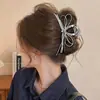 Nuevo estilo primavera y verano pinza de tiburón grande para mujer con un toque de alta gama, no daña el cabello, pinza de pelo para la nuca, accesorio para el cabello