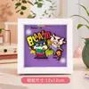 Nuevo Regalo Temático de Crayon Shin-Chan con Marco de Fotos 3D y Diseño Dinámico de Superman para Decoración Infantil, Producto con Licencia Auténtica