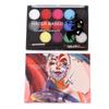 Suministros para aficionados de la Copa del Mundo 15 colores pintura de pintura corporal soluble en agua pintura facial para modelos ventas directas de fábrica