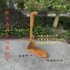 Estante para Armas Frías Cabeza de Ganso, Estante Inclinado de Madera Maciza para Espadas, Estante de Madera de Ala de Pollo, Exhibición de Espadas Han y Tang