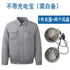 Nueva Ropa con Aire Acondicionado para Soldadura al Aire Libre a Alta Temperatura, Ropa de Protección Laboral, Ropa con Ventilador de Refrigeración, Ropa de Trabajo Recargable para Pesca, Ropa de Trabajo para Hombre