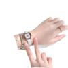 Reloj de Azúcar Champagne Ins Alto Valor Estudiante Femenina Diseño de Nicho Alto Valor Simple Elegante Retro Exquisito