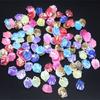 Pétalos de Camelia de Jade Imitación concha de degradado bicolor, cuentas sueltas en stock, venta al por mayor, 15 x 17 mm, hecho a mano, DIY, rosas