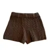 Pantalones de lana gruesa de punto trenzado súper bonitos para mujer de principios de otoño, primavera y otoño, para usar afuera, capa base, petite, pantalones casuales