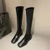 Botas Martin Femininas Botas Retrô Verão Novo Estilo Botas de Cavaleiro Cano Alto Botas Longas Celebridade da Internet Botas Emagrecedoras Sapatos Botas Longas