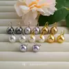 Pendientes de Clip de Plata de Ley 925 con Perla Shijia Estilo Coreano Personalizables Moda para Viajar Estilo Francés Personalidad Simples Pendientes al por Mayor
