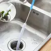 Desatascador de tuberías limpiador de cabello cepillo para limpiar lavabos herramienta de limpieza de tuberías de agua cepillo para tuberías