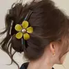 Pinza de acetato estilo coreano 2026 modelo nuevo para el pelo, elegante y exquisita, pinza de tiburón grande para cabello grueso