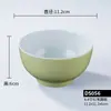 Tigela Pequena de Melamina A5, Louça de Cantina Bicolor, Tigela de Arroz para Refeição em Restaurante Comercial, Tigela Pequena de Sopa de Plástico, Tigela para Molho de Mergulho de Hot Pot