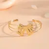 Pulsera de Tendencia de Moda Transfronteriza Europea y Americana Estilo Vacaciones en el Océano Metal Exagerado Caracola Estrella de Mar Abierta Pulsera Simple